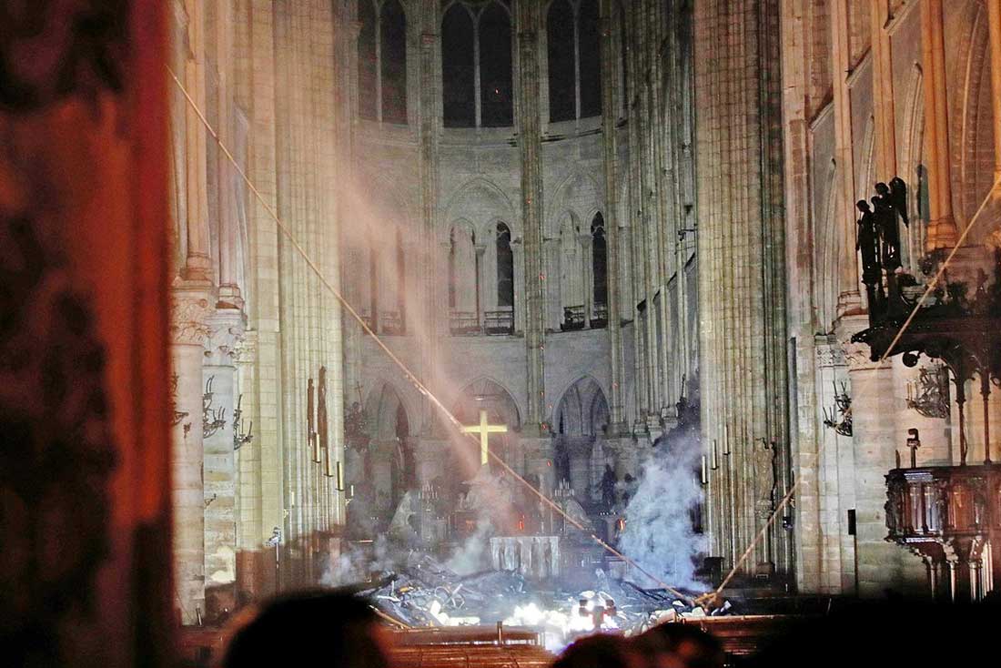 Notre Dame de Paris burning- Photo DR